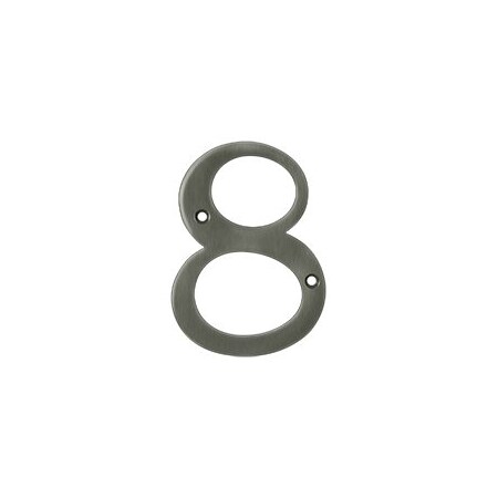 Deltana 4 Numbers, Solid Brass, 10PK RN4-8U15A-XCP10